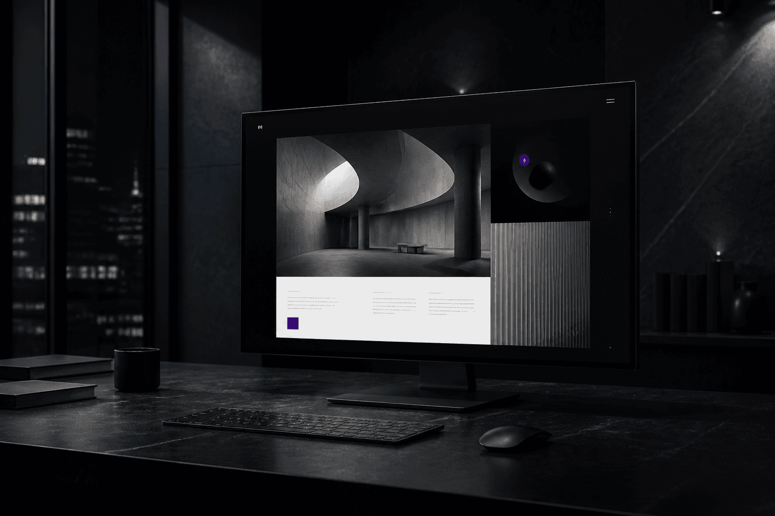 A studio display showing a Codeverse-built interface